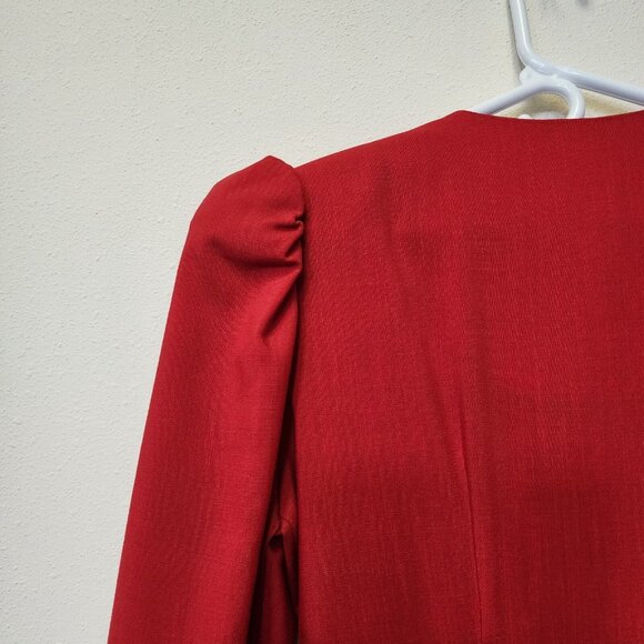 Vintage Pants Suit First Focus Red 13/14 Pockets Clown Mother Wedding Event Hat - Picture 8 of 16